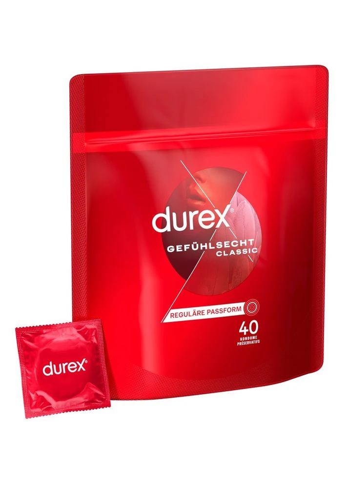 Презервативи Gefuhlsecht Classic 40 шт. Durex (386468437)