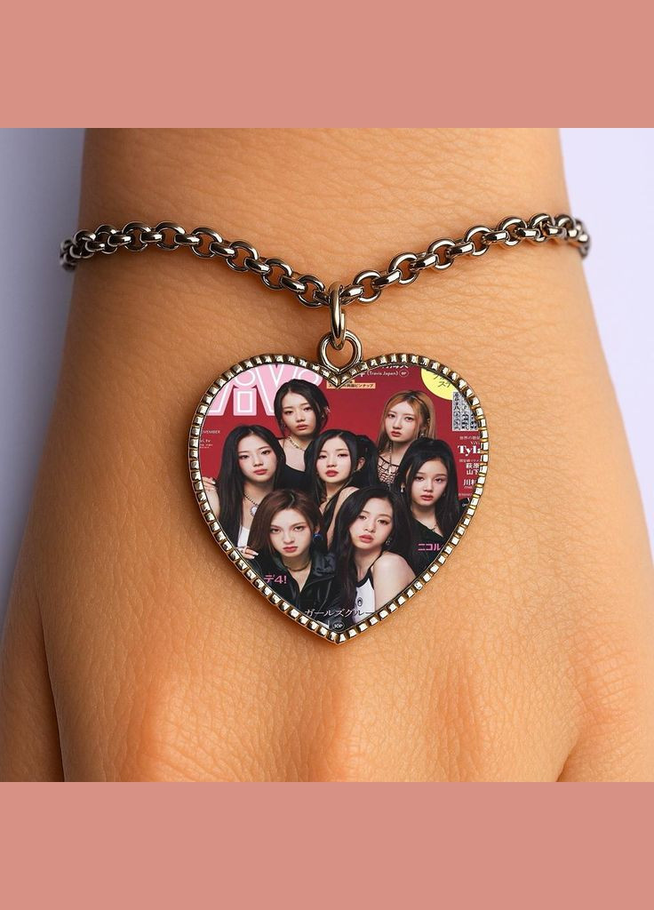 Браслет k pop BABYMONSTER #004 (сердце) No Brand (329331042)