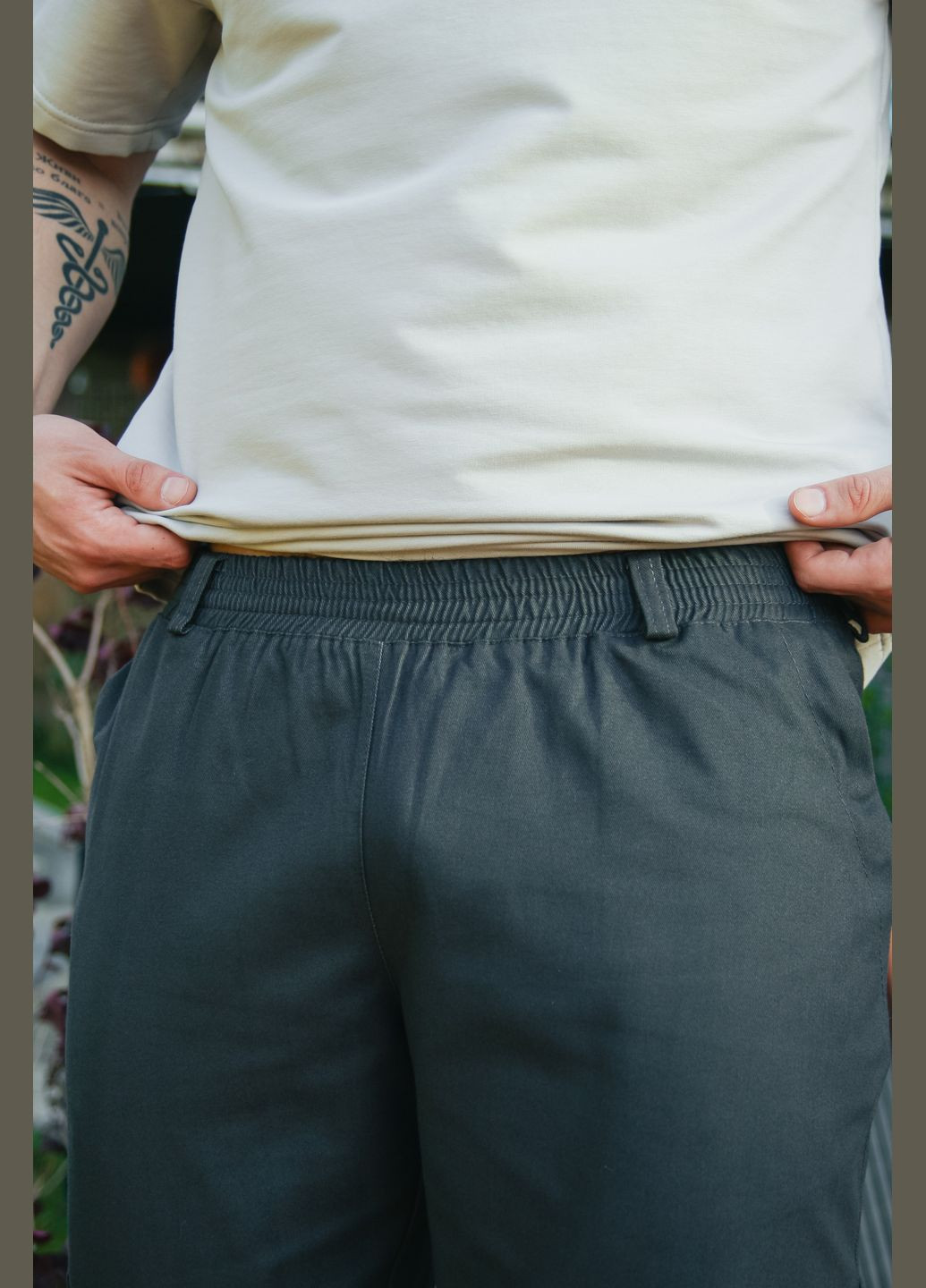 Графитовые кэжуал, повседневный демисезонные брюки Intruder