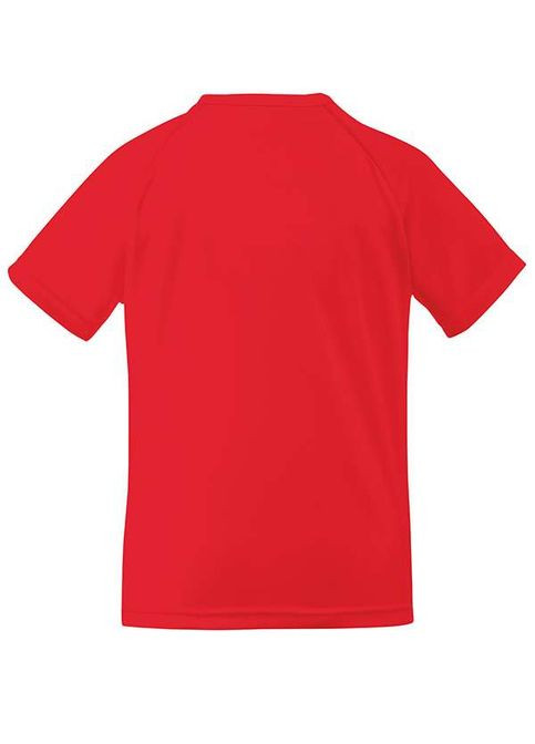 Красная летняя футболка детская performance kids красный (061013040116) Fruit of the Loom