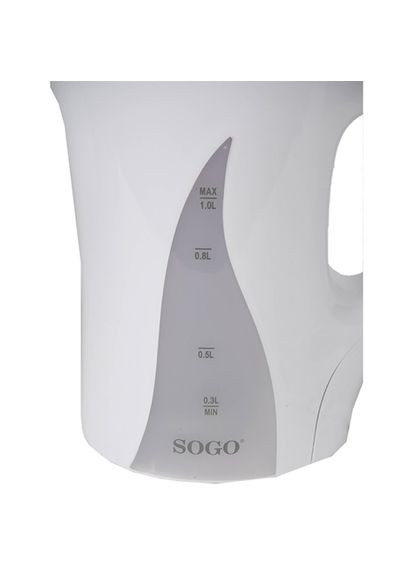 Електрочайник SS-5740 1 л белый Sogo (364109120)