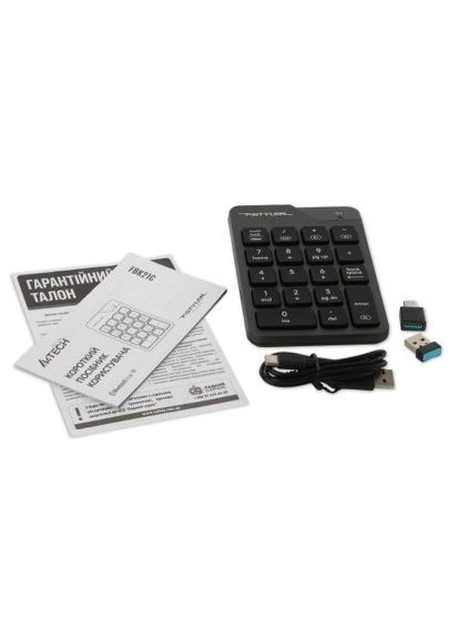 Клавіатура FBK21C Wireless/Bluetooth Smoky Grey (4711421995108) A4Tech (396688331)