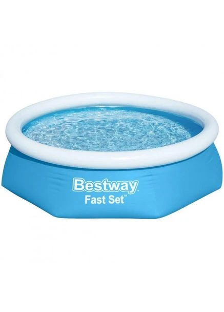 Басейн надувний наливний Fast Set 244x61см (57448) Bestway (388372552)