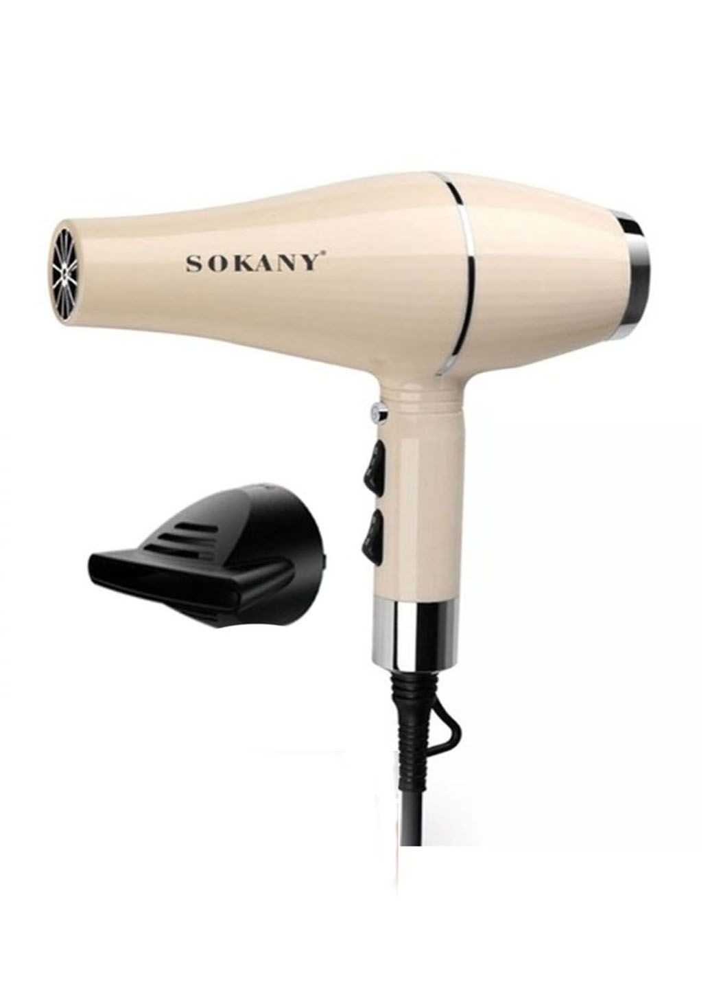 Фен для высушивания и укладки волос с насадкой концентратор 1500 Вт Sokany sk-14005 (284280662)