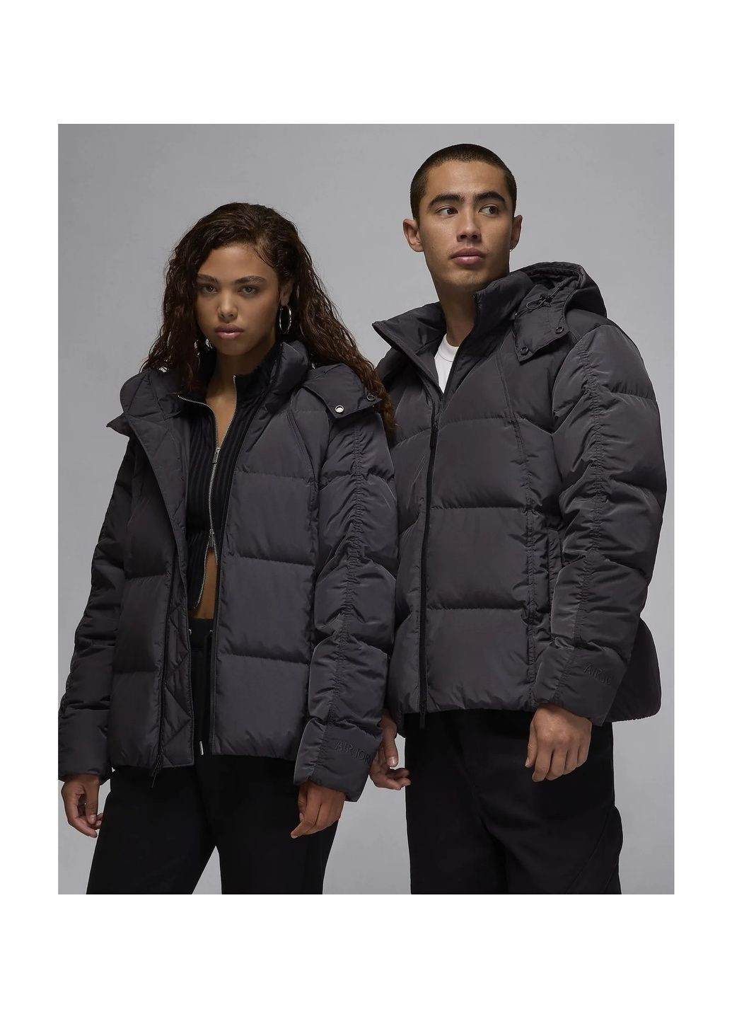 Чорна куртка унісекс down jacket black Air Jordan