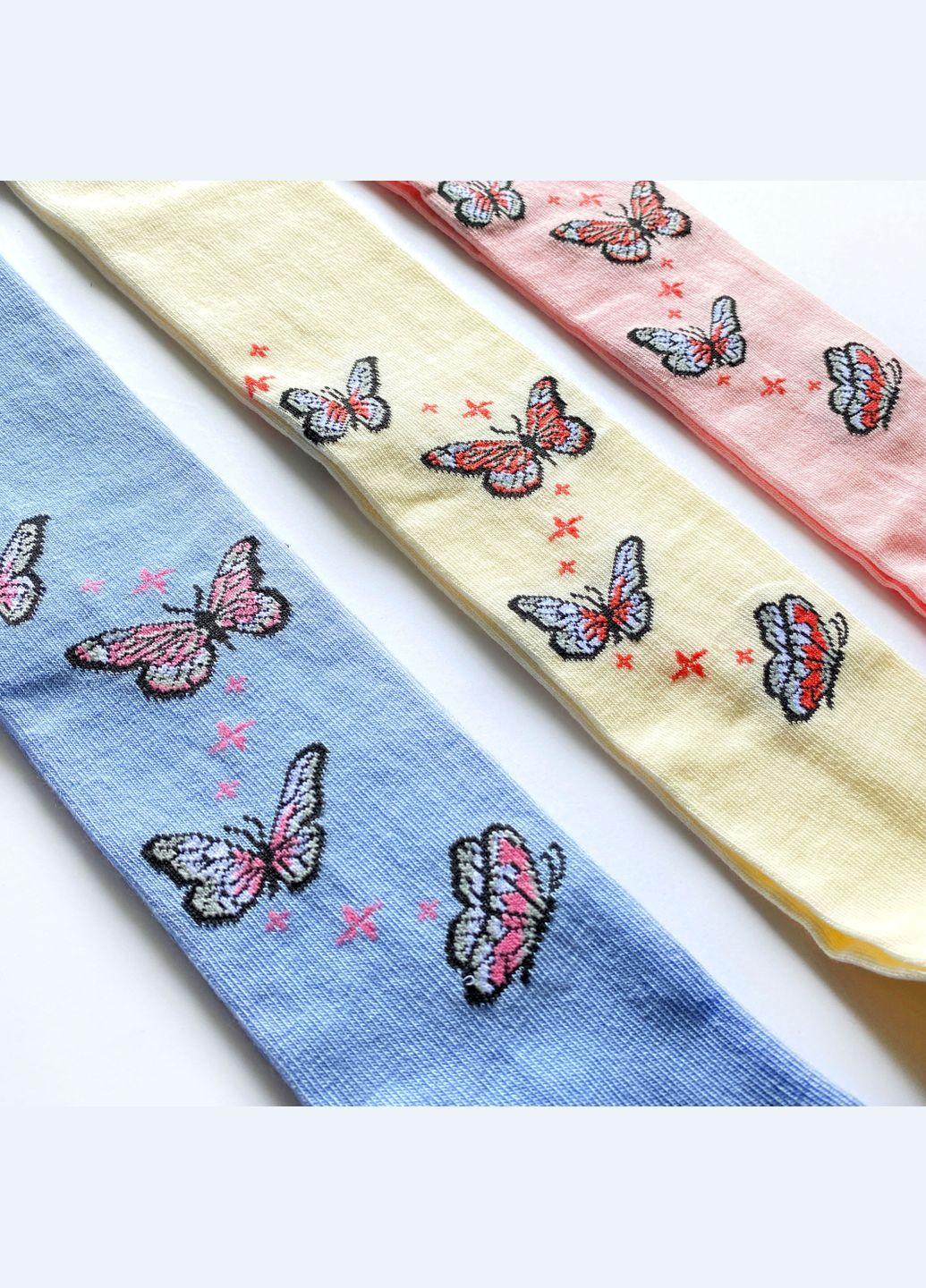 Колготки дитячі. Метелики. Розмір 20, зріст (128-134 см). Колір: Блакитний Крокус (338427300)