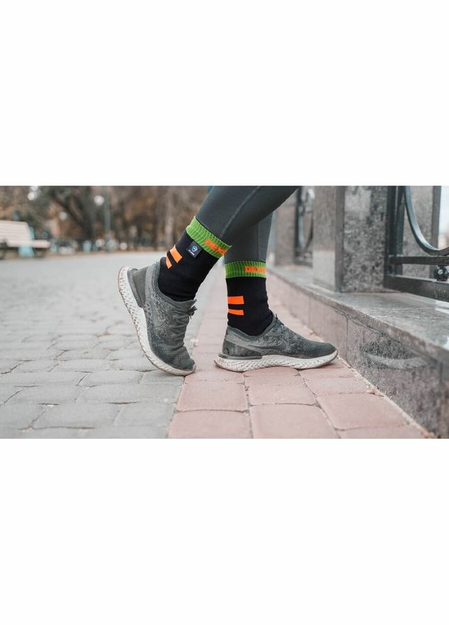 Шкарпетки водонепроникні Running, p-p XL, з помаранчевими смугами (A-015914) DexShell (319391097)