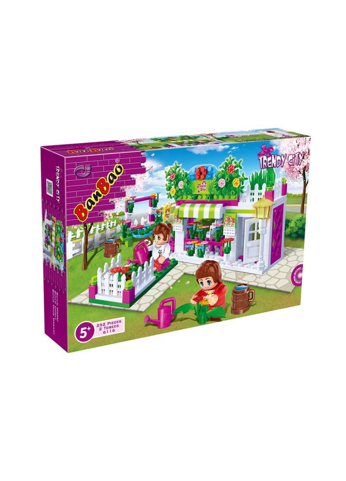 Конструктор "Модный город" Цветочный магазин цвет разноцветный CB-00230910 Banbao (314890464)