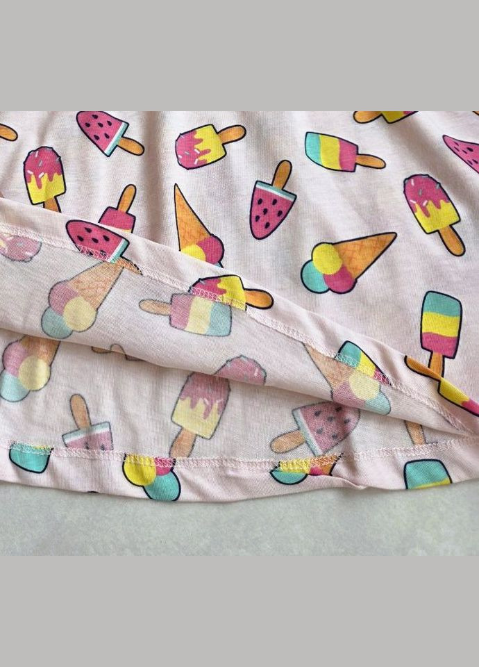 Розовое детское летнее платье для девочек Lupilu (335878138)