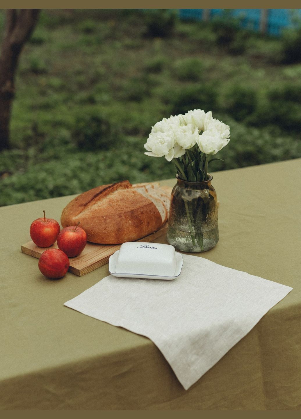 Серветка з льону Ivory 35х35 Leglo (300370987)