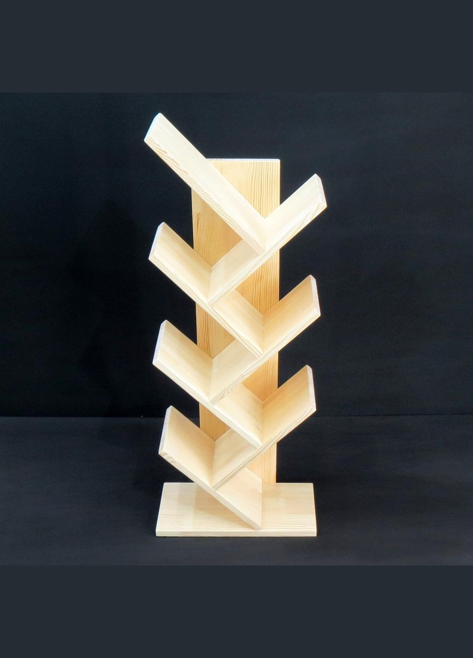 Книжный стеллаж из дерева Мураками 7 бланже (КПС-700901) No Brand (328076533)