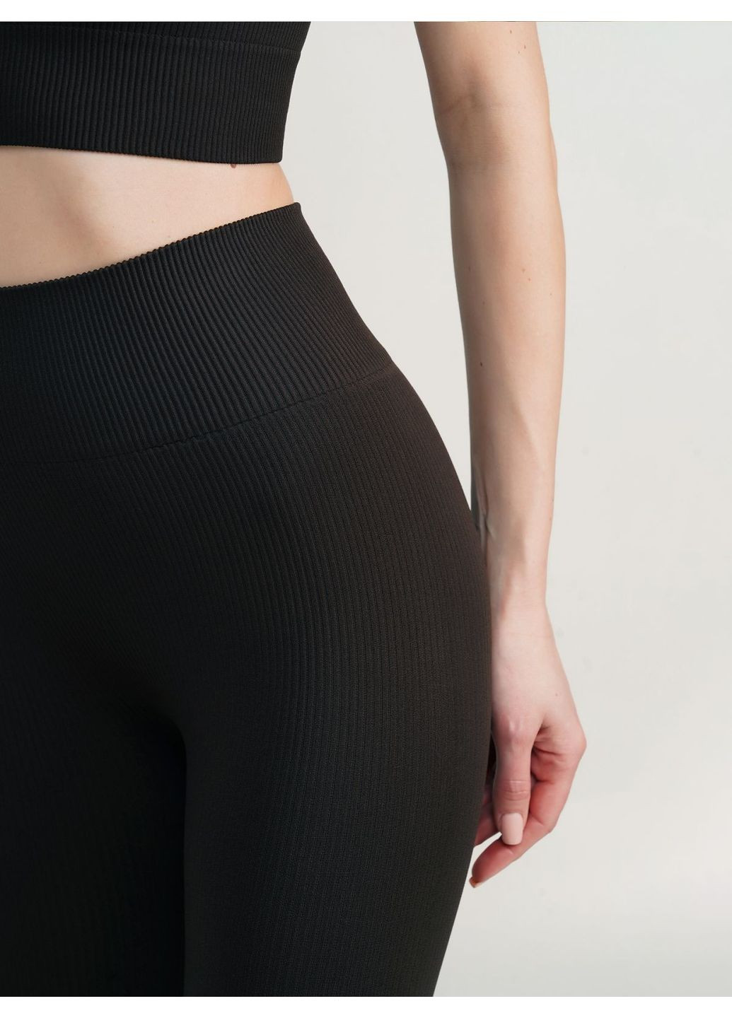 Легінси безшовні в рубчик без пушап LEGGINGS RIB Giulia model 2 (361230769)
