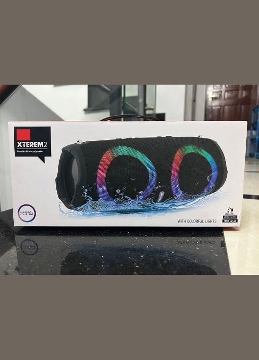 Портативная колонка Xterem2 Bluetooth переносной динамик блютуз1000 мАh IPX5 Синяя No Brand (340063144)