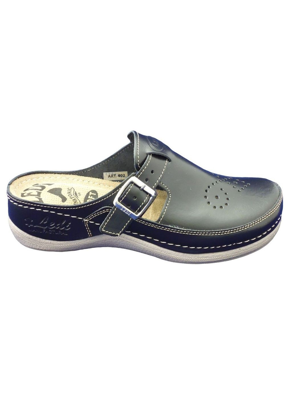 Цветные сабо анатомические 402 черный ( ) Ledi Anatomic