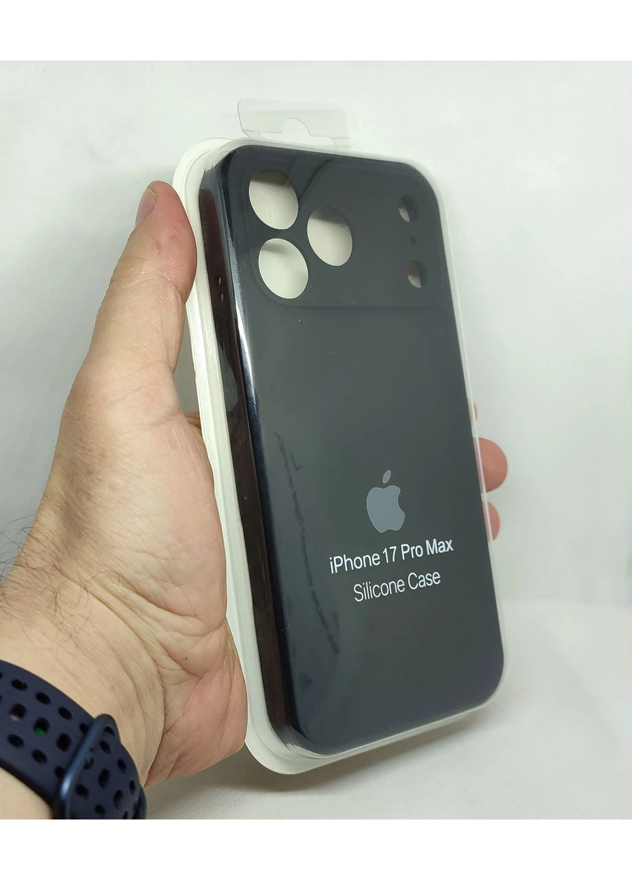 Бампер Silicone Case для iPhone 17 Pro Max Soft touch микрофибра No Brand (381180740)