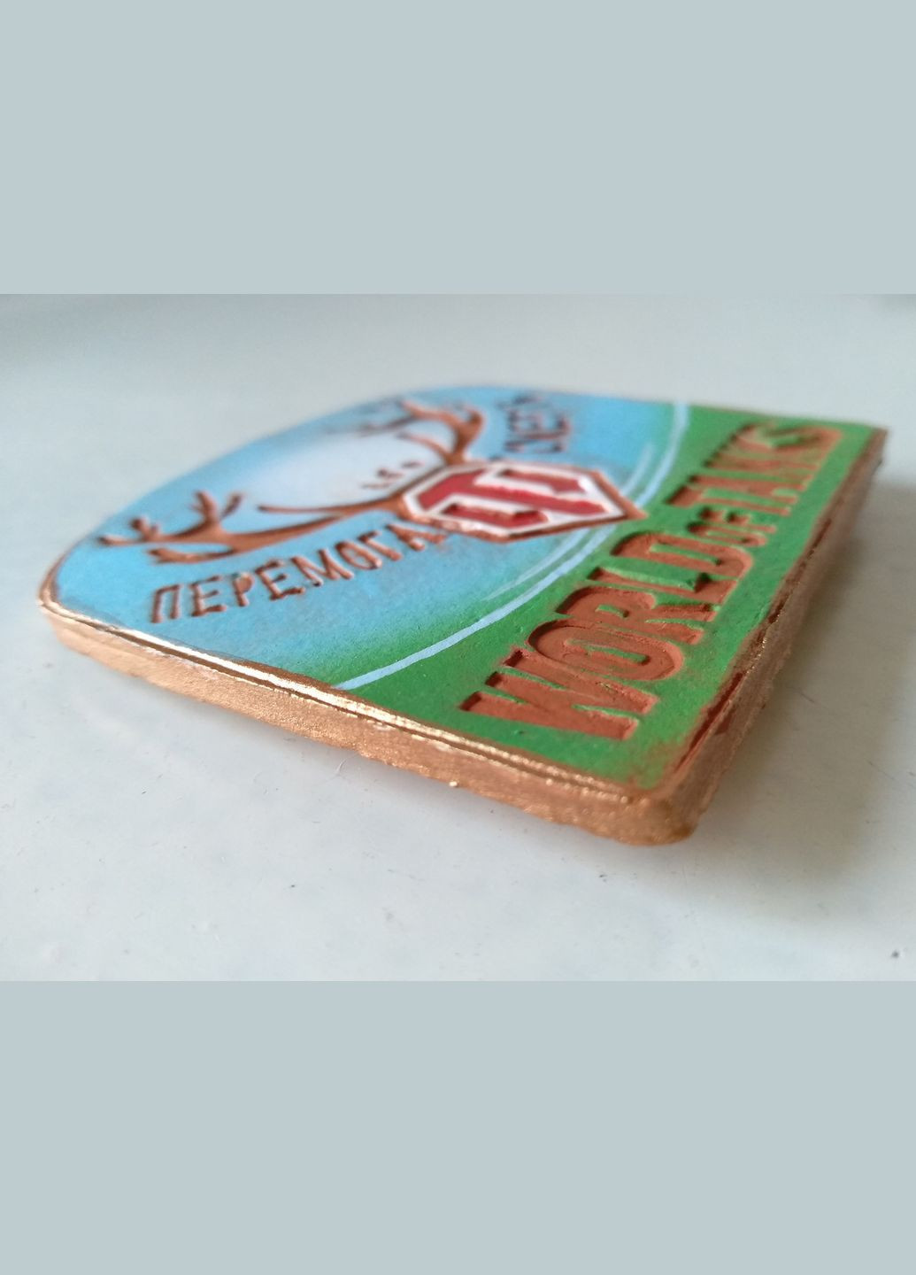 Керамический магнит "World of Tanks" (Логотип с рогами) Коти&Ангели (301533067)