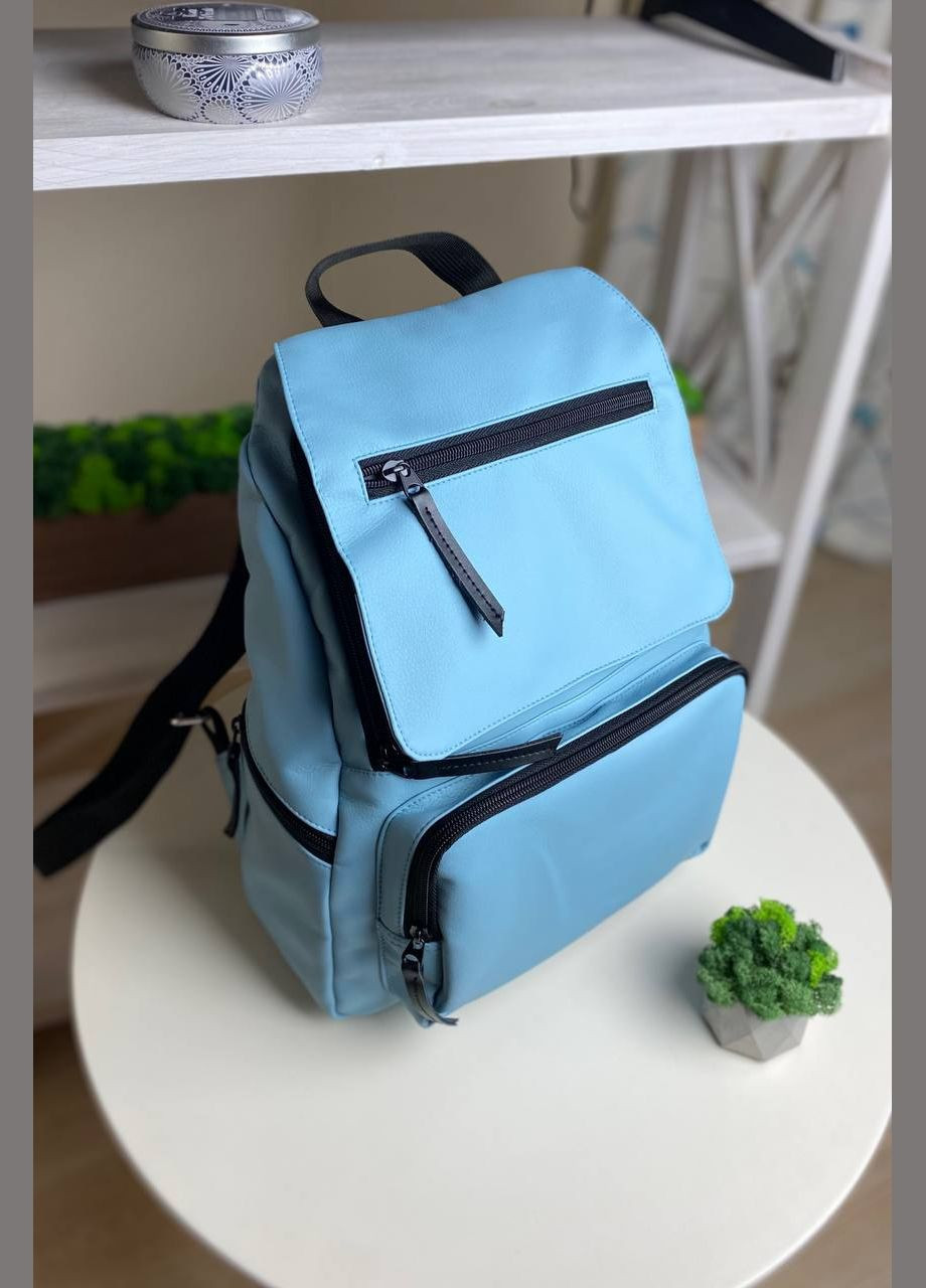 Блакитний рюкзак молодіжний портфель міський спортивний Love & Live blue No Brand (293943084)