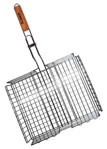 Решітка для барбекю Kamille "Скаут" глибока 38х28х6см Scout (372172440)