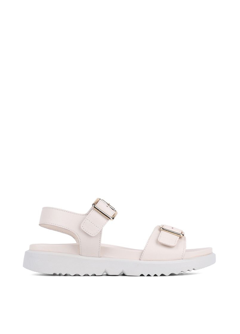 Молочные женские сандалии cypress рисовая кожа Attizzare