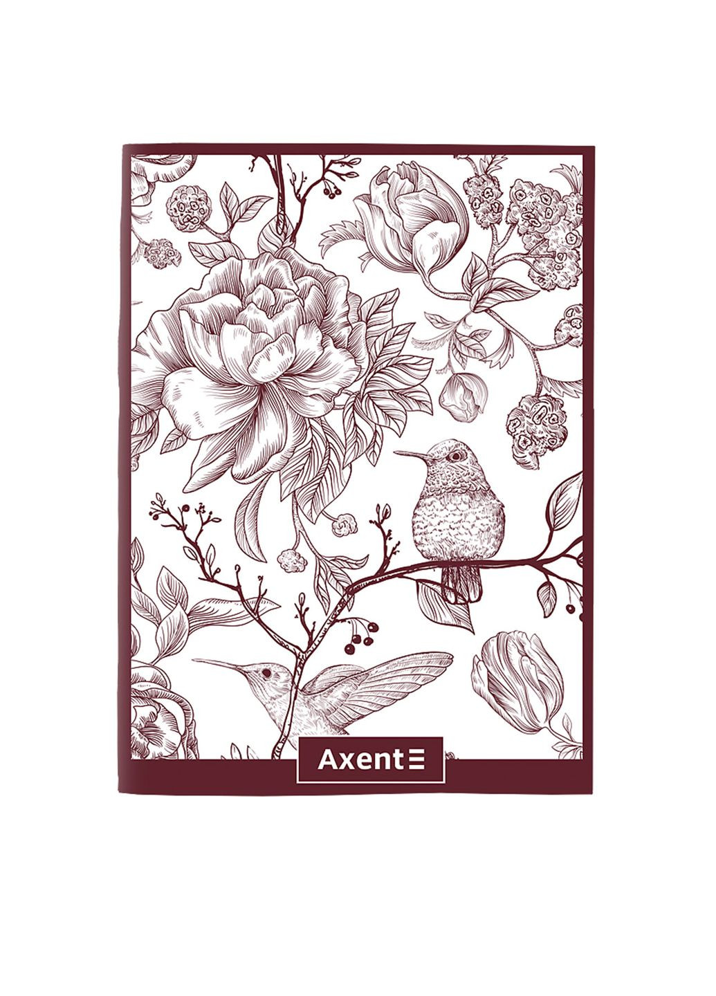 Тетрадь для записей А4 цвет бордовый CB-00281257 Axent (343413350)