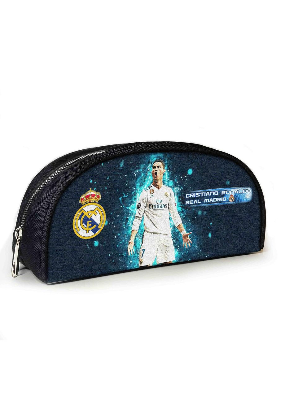 Пенал школьный с принтом Криштиану Роналду 23х10х8 см детский для девочки,мальчика (3904) No Brand (364822910)