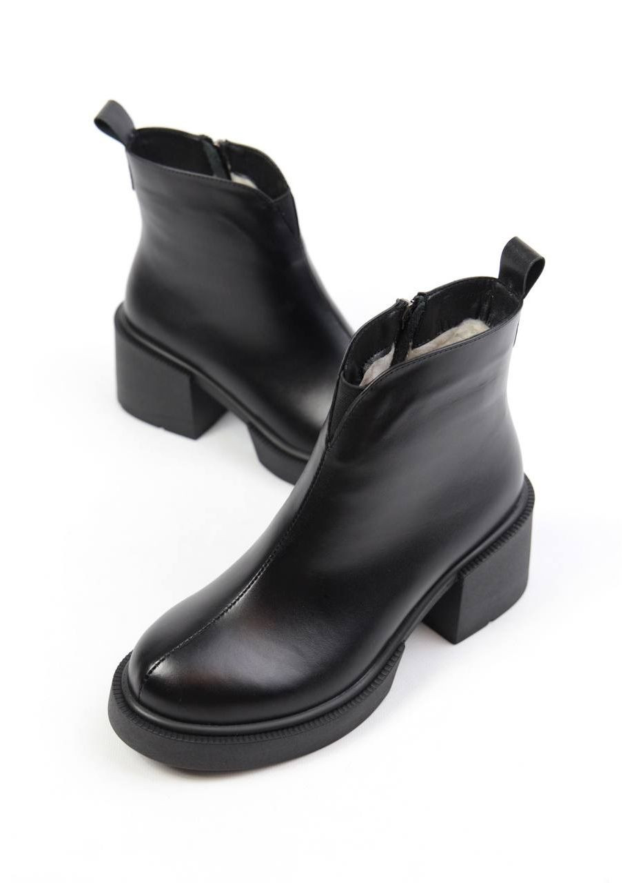 Чорні зимня ботильони Benito