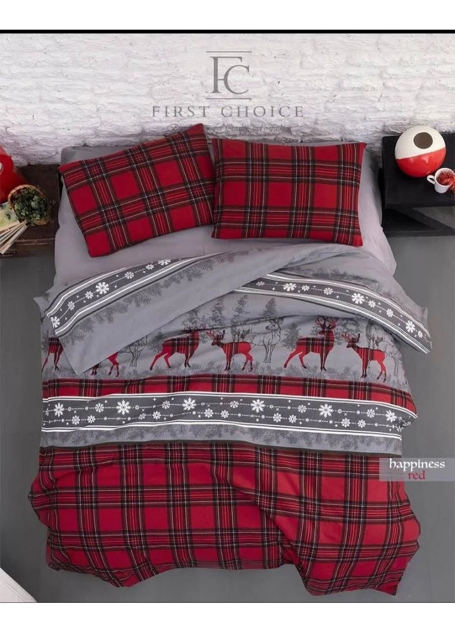Комплект постельного белья Flanel 160×220 см Happinies Red First Choice (365814837)
