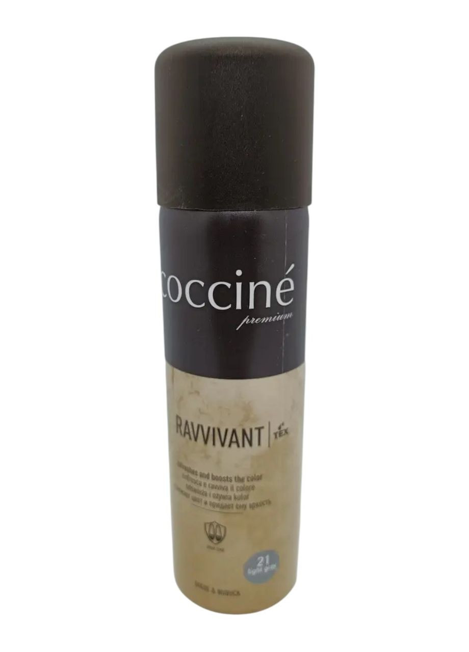 Краска RAVVIVANT для кожи замши нубука светло-серая 21 250 мл. Coccine (350935837)