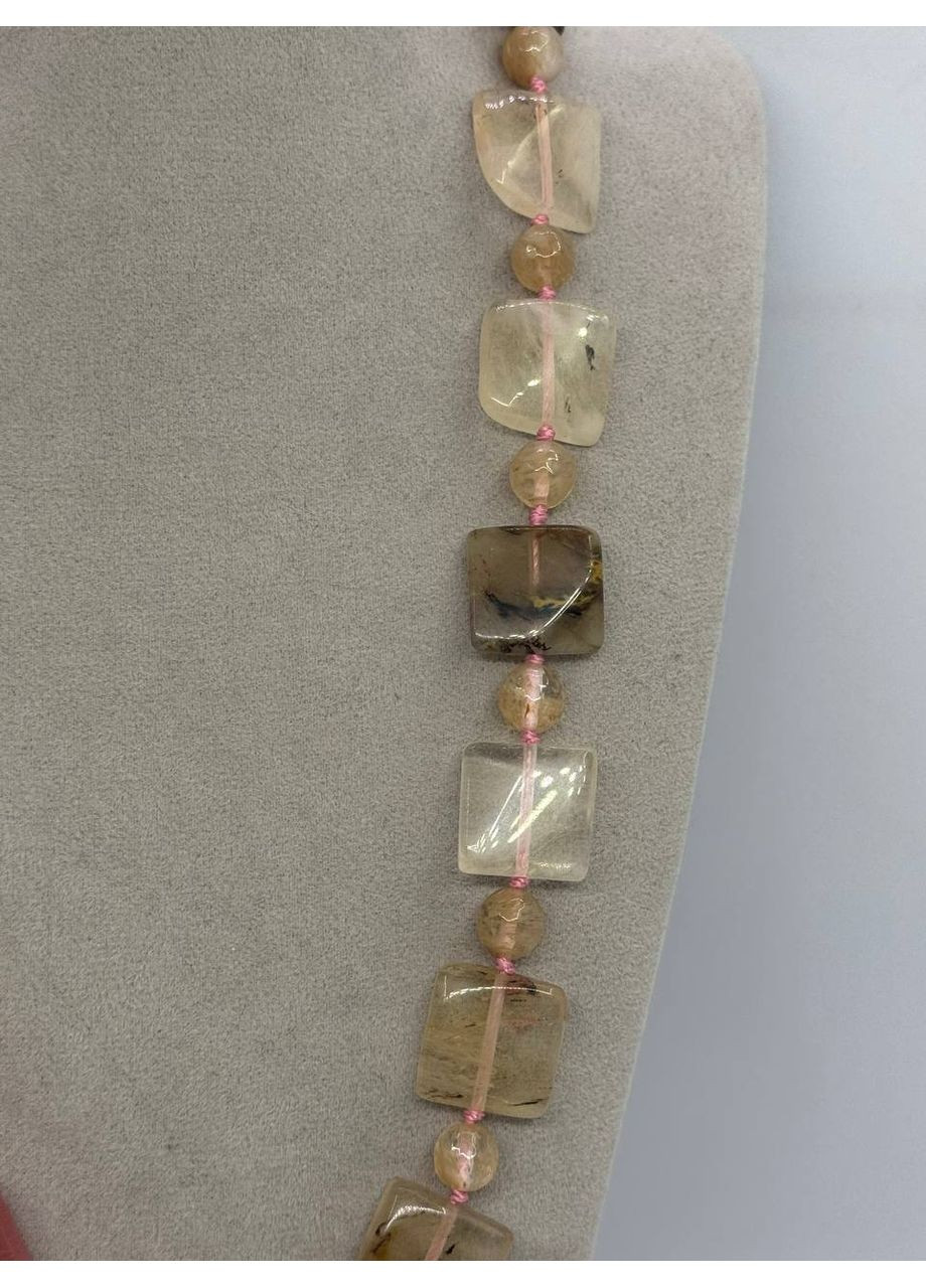 Ожерелье из кварца 15*15 см 45 см Комбинированный No Brand (363830018)