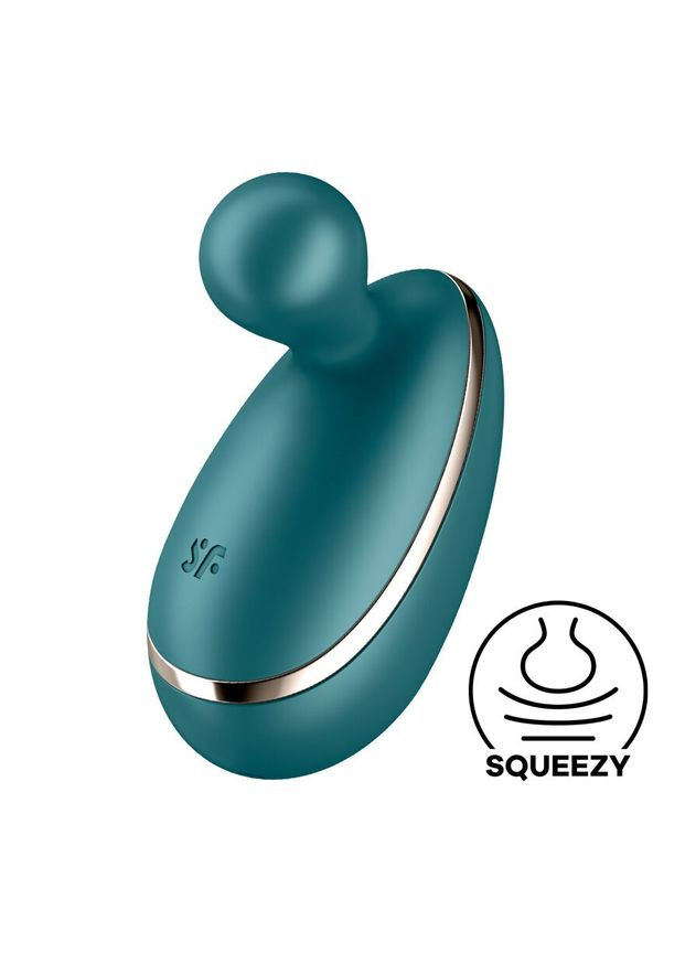 Вібратор для зовнішньої стимуляції Spot On 1 Green, гнучкий відросток - CherryLove Satisfyer (283251380)