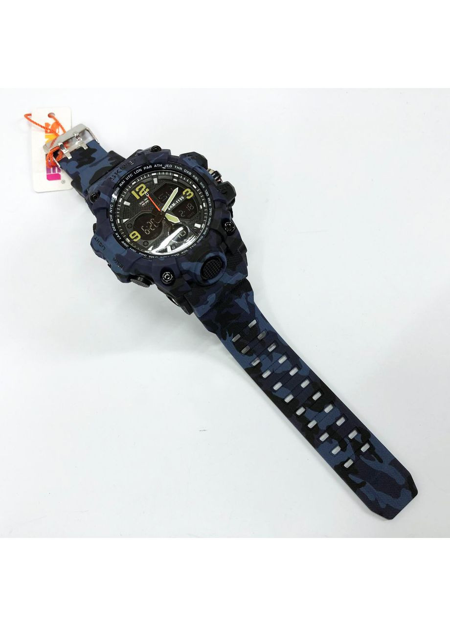 Годинники військові з офіційною гарантією 1155BCMBU, Чоловічі водостійкі кварцові годинники EH-91 Skmei (337342479)