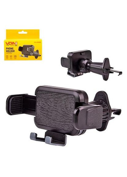Тримач мобільного телефону UHV-2689BK гравітаційний на дефлектор VOIN (316650023)