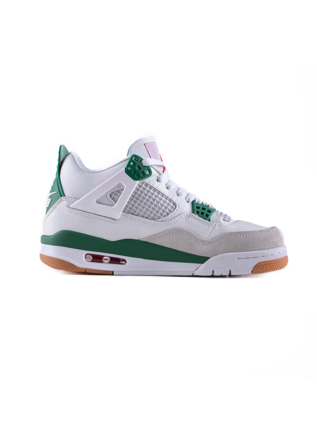 Рожеві Осінні кросівки чоловічі nike air jordan 4 sb pine green найк аір джордан No Brand