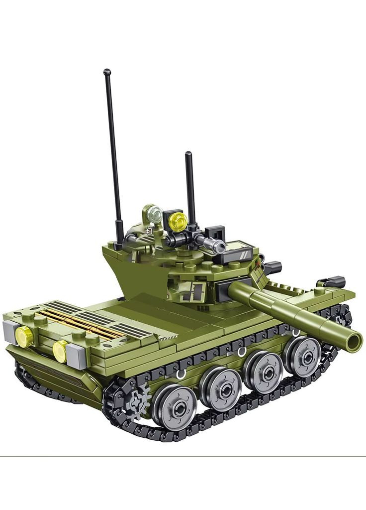 Конструктор танк 19 см 324 детали (516) No Brand (339680064)