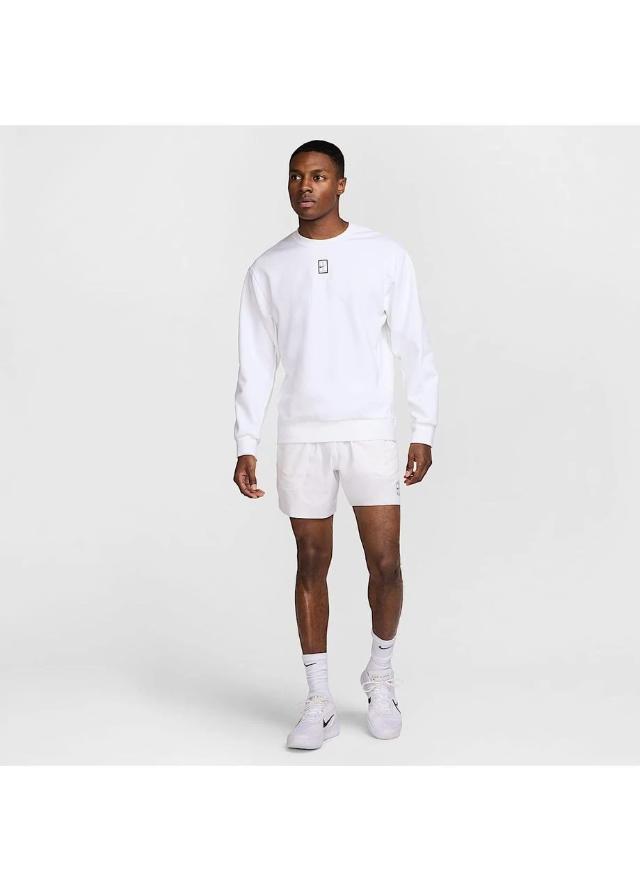 Белый свитшот court heritage white fz7520-100 Nike (398048141)
