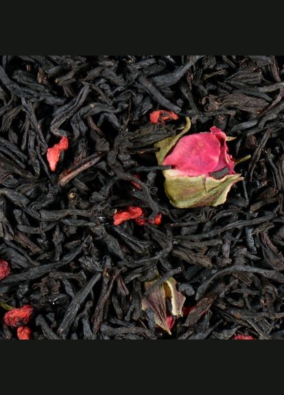 Чорний чай Малина - троянда 100 г No Brand (314705598)