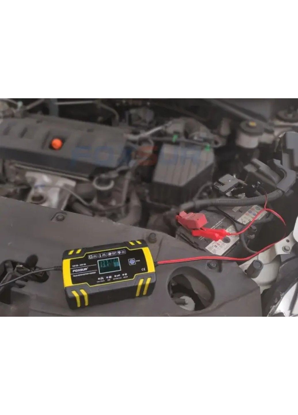 Зарядное устройство для автомобильного аккумулятора Foxsur 12V-8A/24V-4A 12V-8A No Brand (332636212)