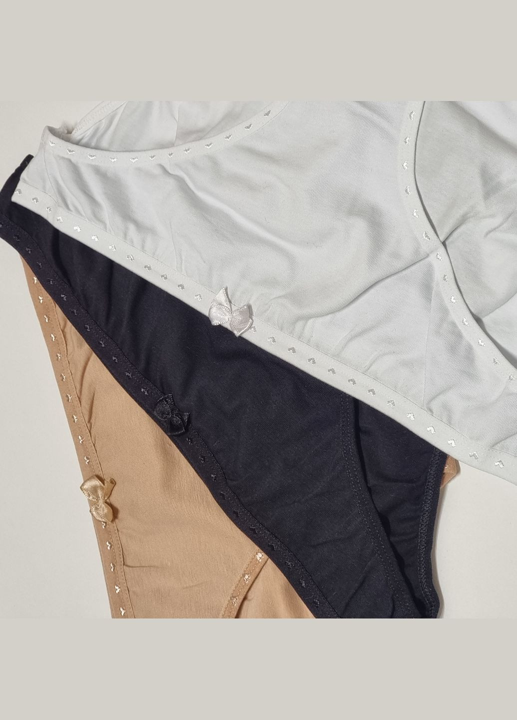 Трусы батал с сердцами по резинке 5 шт. Nicoletta (322126783)