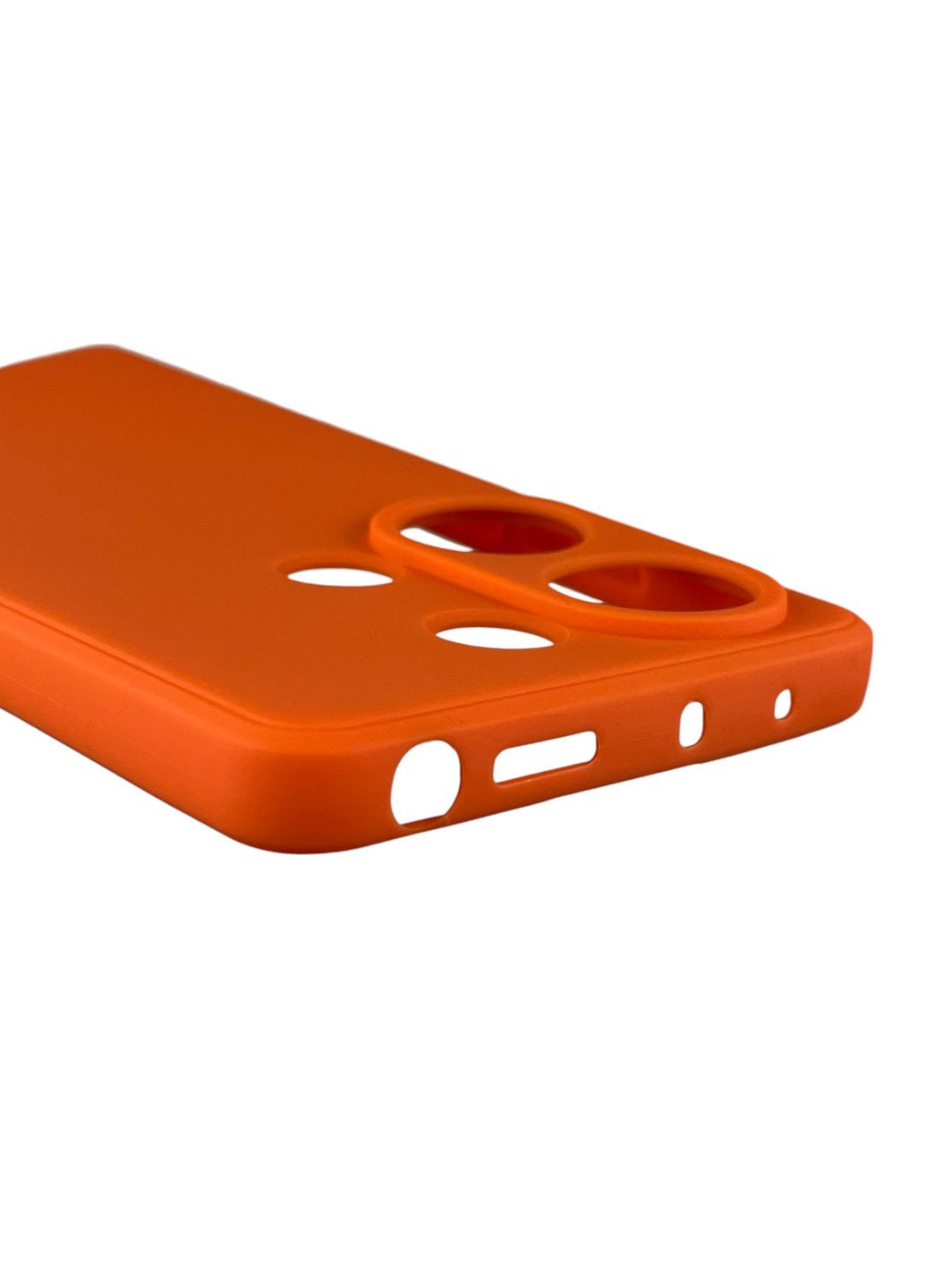 Чохол для POCO M6 Pro 4G з квадратними гранями із захистом камери на сяомі поко м6 про 4г помаранчевий Xiaomi (366019298)