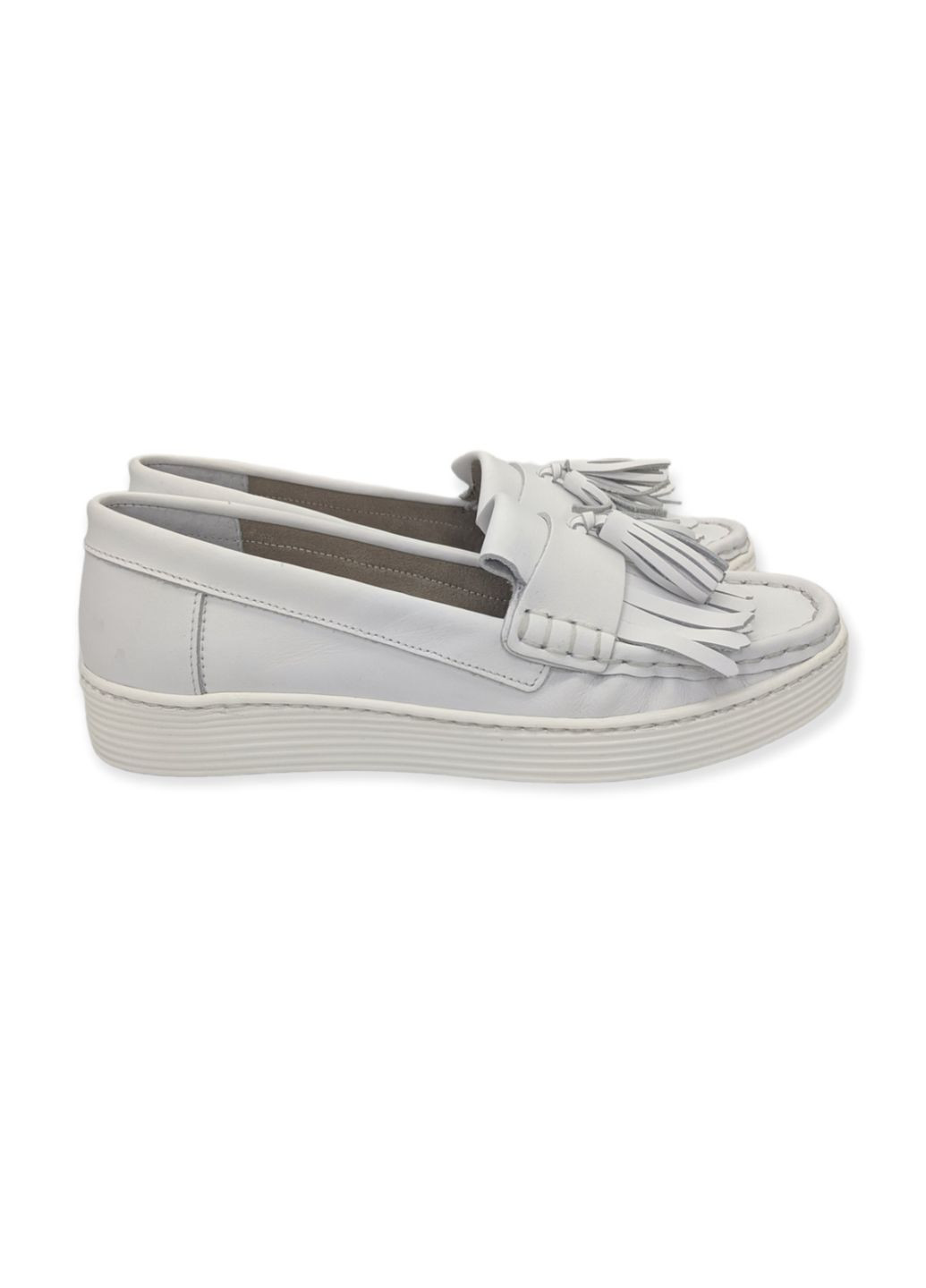 Белые мокасины (р) кожа 0-1-1-05-0654-01-5 NIC