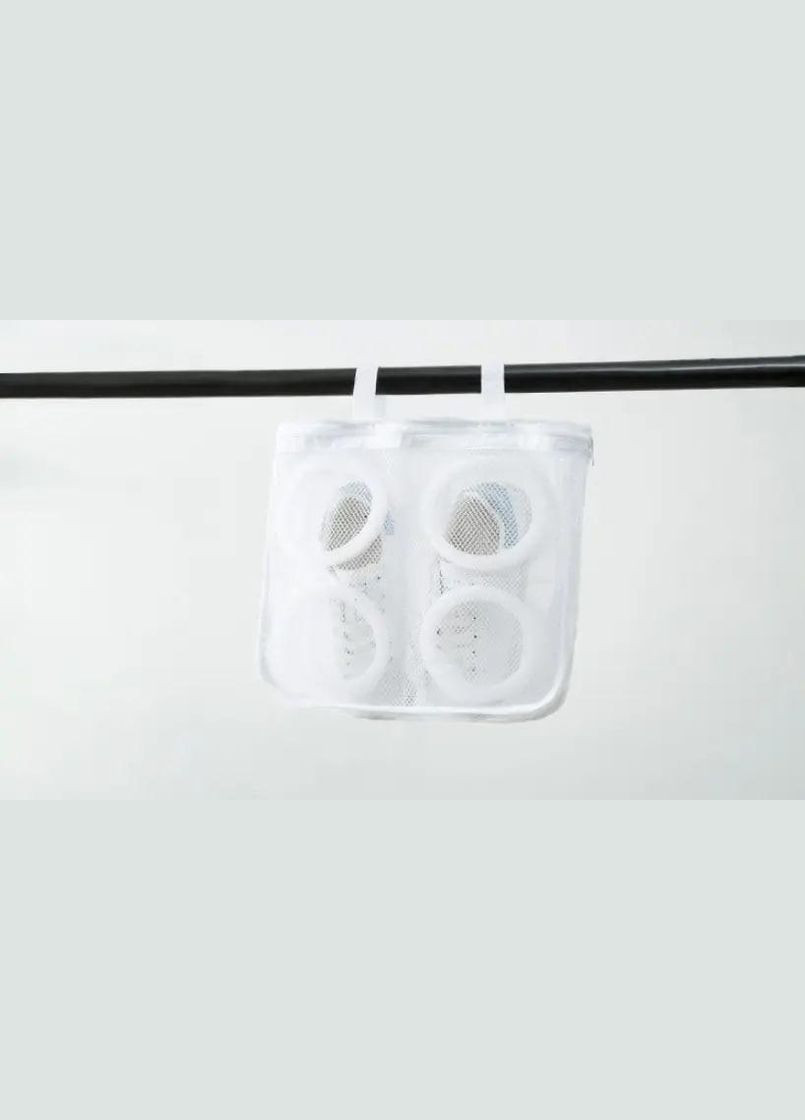 Комплект чехлов мешков для бережной стирки одежды и обуви на молнии 5+1 шт No Brand (337990907)