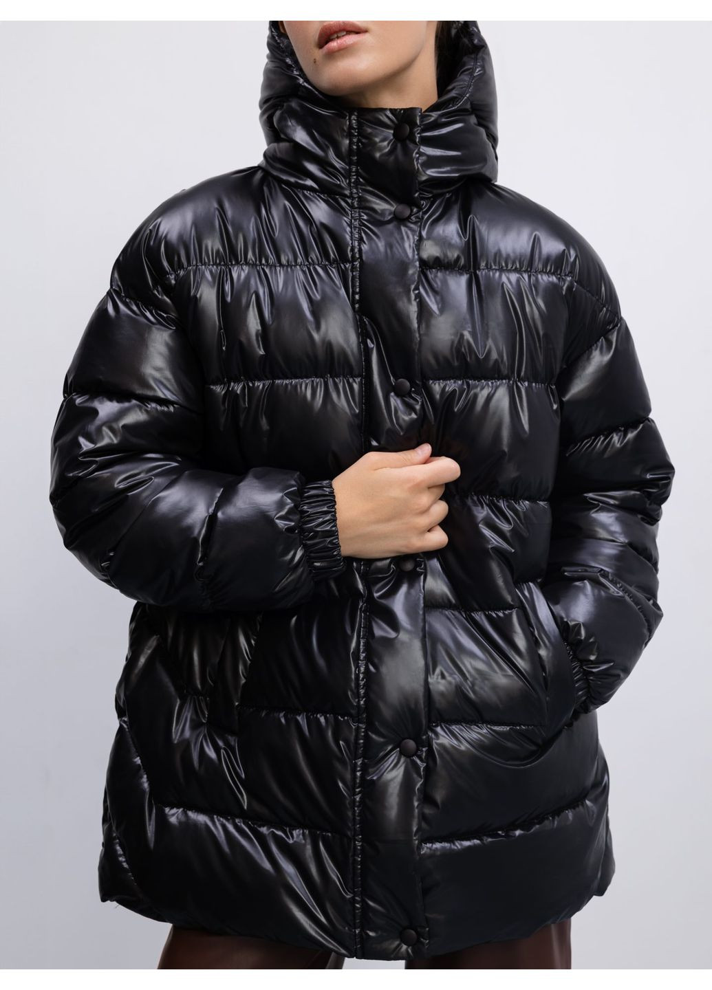 Комбінована демісезонна куртка 0800212411al чорний Alvo