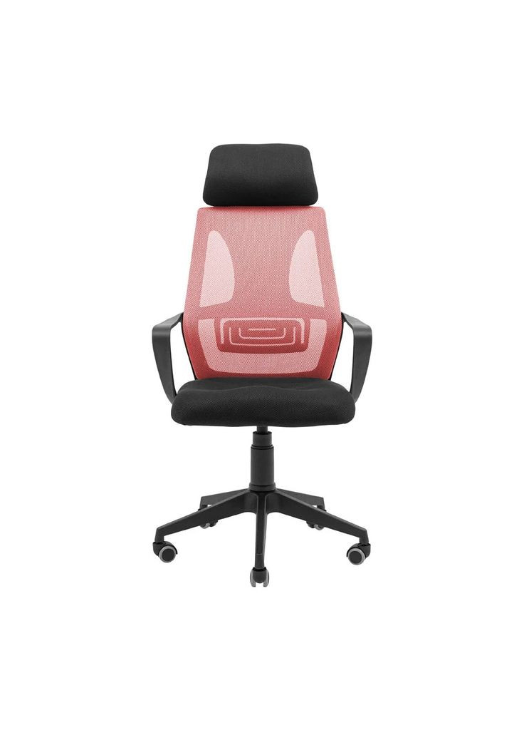 Офісне крісло (m438492) Richman Профі Пластик Піастра Сітка чорна + червона (366563864)