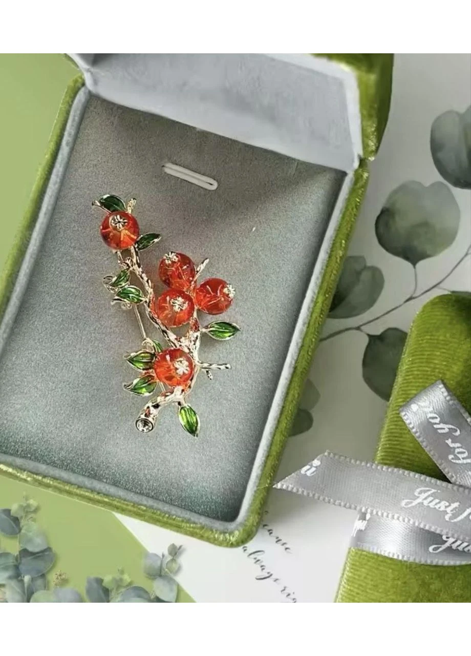 Брошь веточка весенняя смородина (смородина) No Brand (392479594)