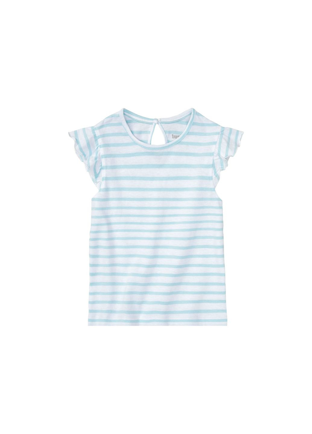 Комбинированная демисезонная футболка с рюшами для девочки lidl 371713 Lupilu