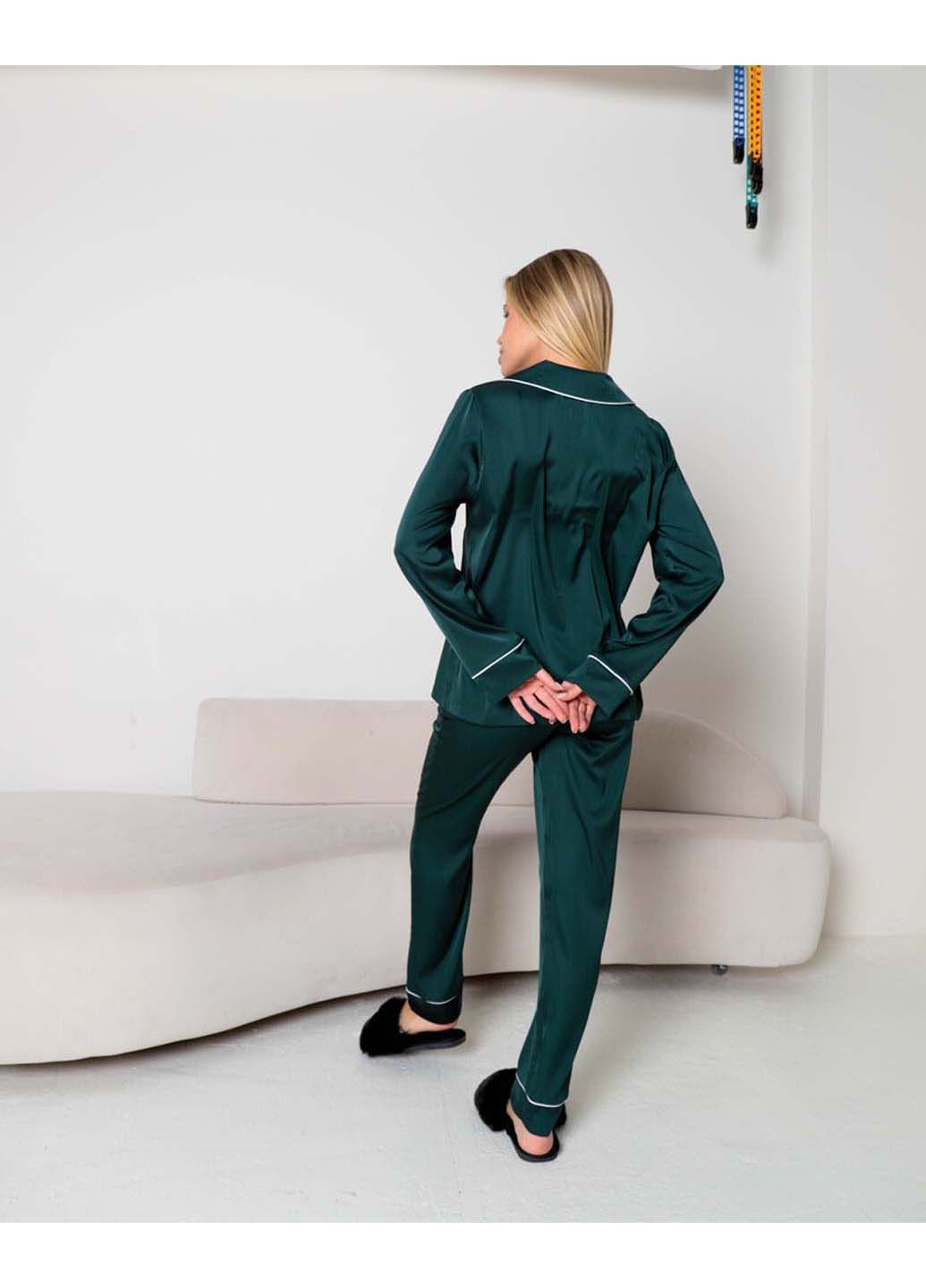 Зелена всесезон піжама Модельєр