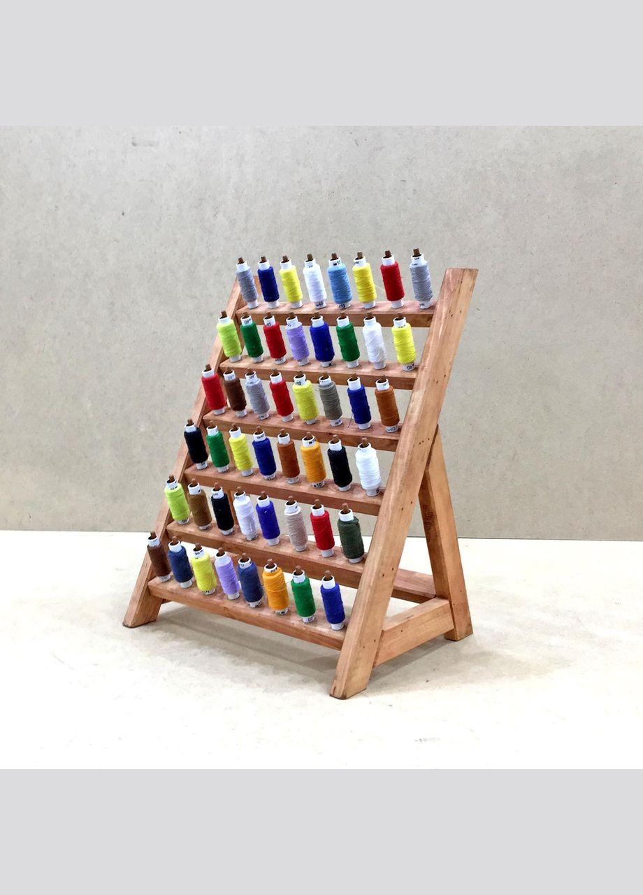 Органайзер для ниток з дерева Ватола шафран (НТК-000706) No Brand (328911788)