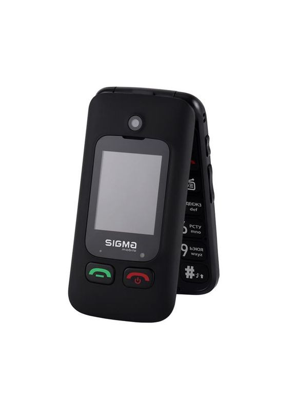 Мобiльний телефон Comfort 50 Shell Duo Type-C Dual Sim Black (4827798212523) Sigma mobile (370614896)