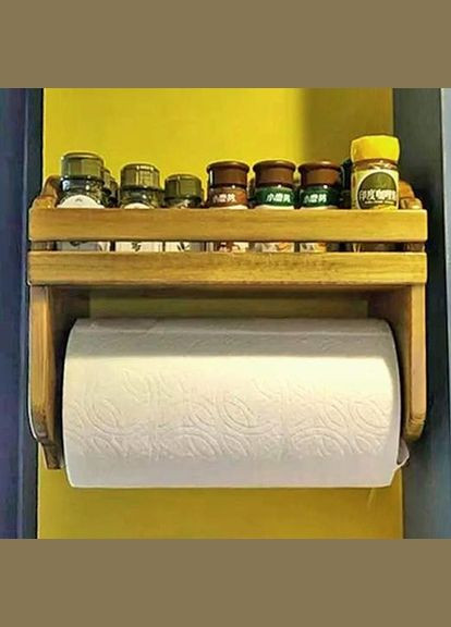 Держатель для бумажных полотенец из дерева Нерази сиена (ДКП-013005) No Brand (327866755)