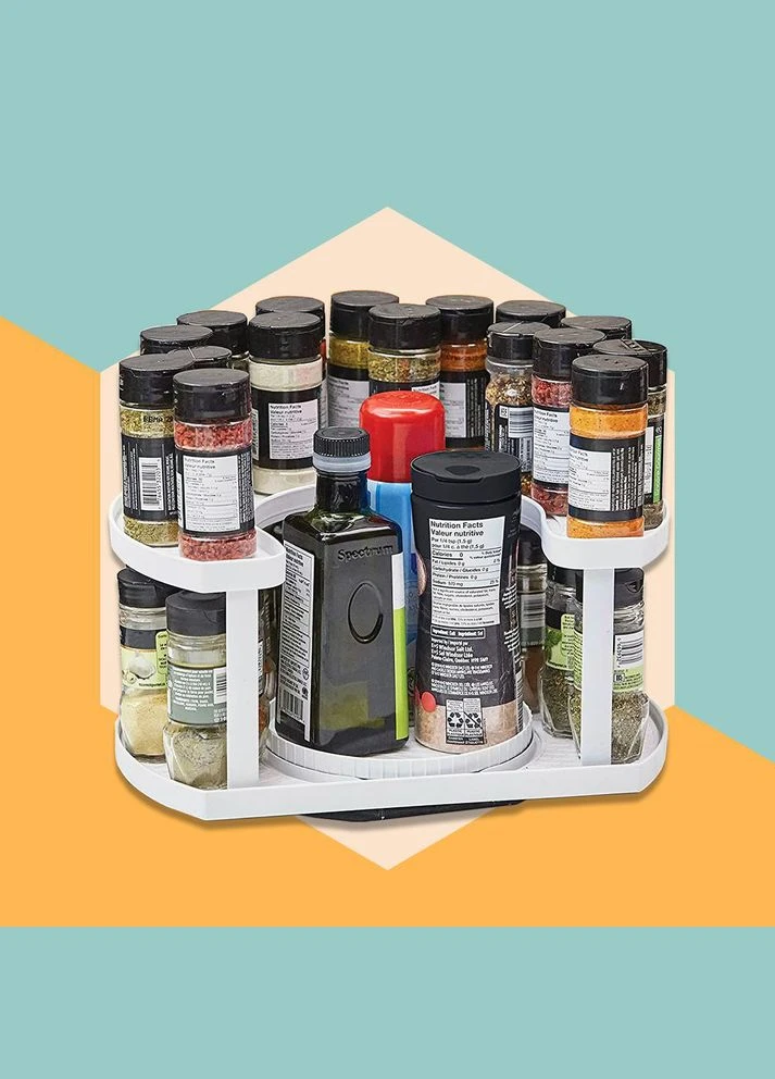 Спецовница Spice Spinner Two-Tiered Spice Organizer, Поворотная подставка для специй, Карусель для специй No Brand (385241364)